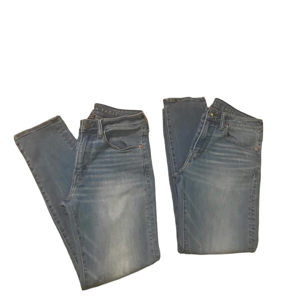 AE  2 Pair Airflex Mens Straight Jeans